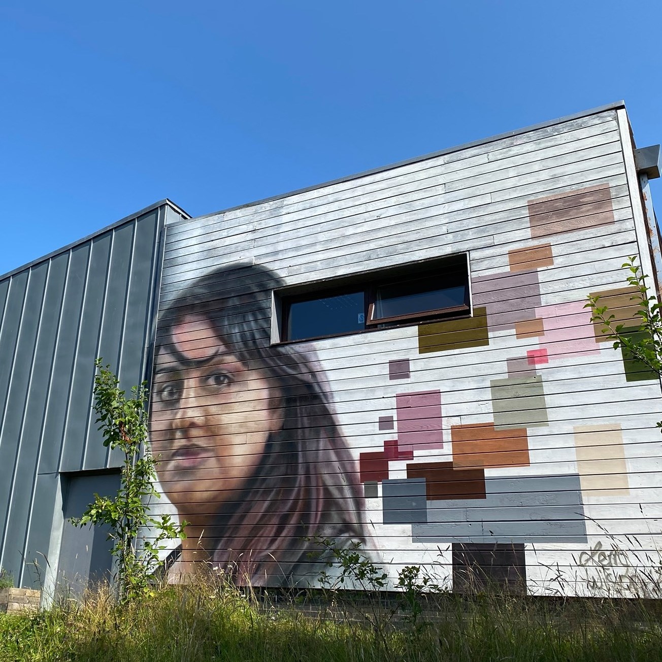 Exterior of WHALE Arts.